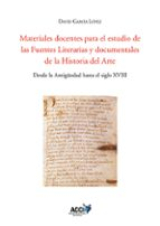 Materiales docentes para el estudio de las Fuentes Literarias y documentales de la Historia del Arte