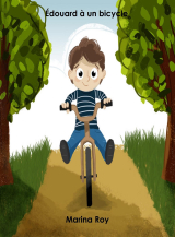 Édouard à un bicycle